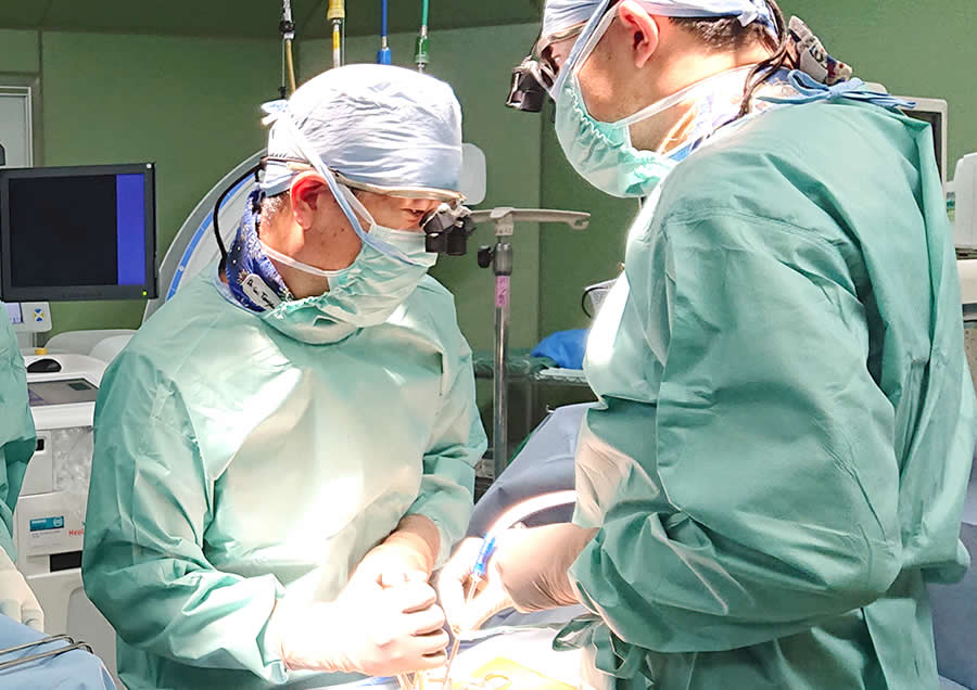 手術の様子